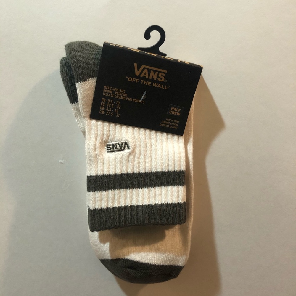 Vans Half Crew Socks, 1 Pair, Large